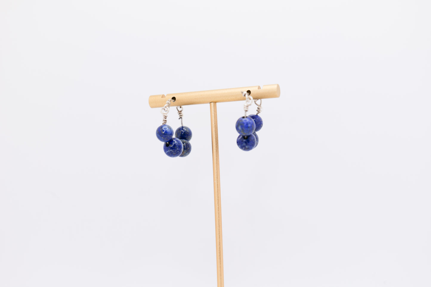 Lapis Lazuli Earrings with Silver