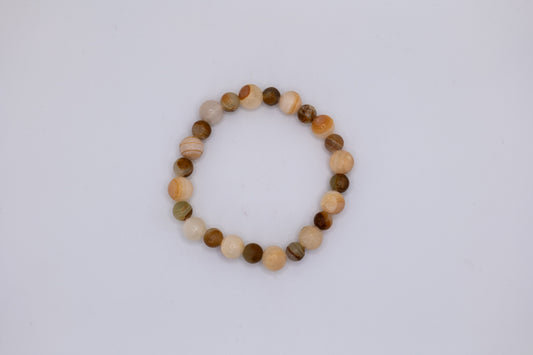 Marble & Onyx Bracelet – Handmade in Afghanistan