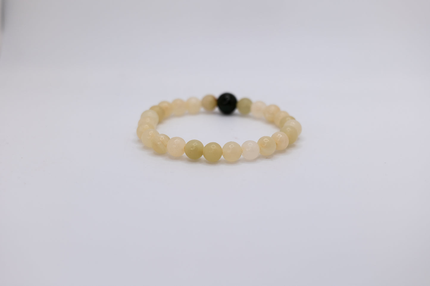 Marble & Nephrite Bracelet – Handmade in Afghanistan