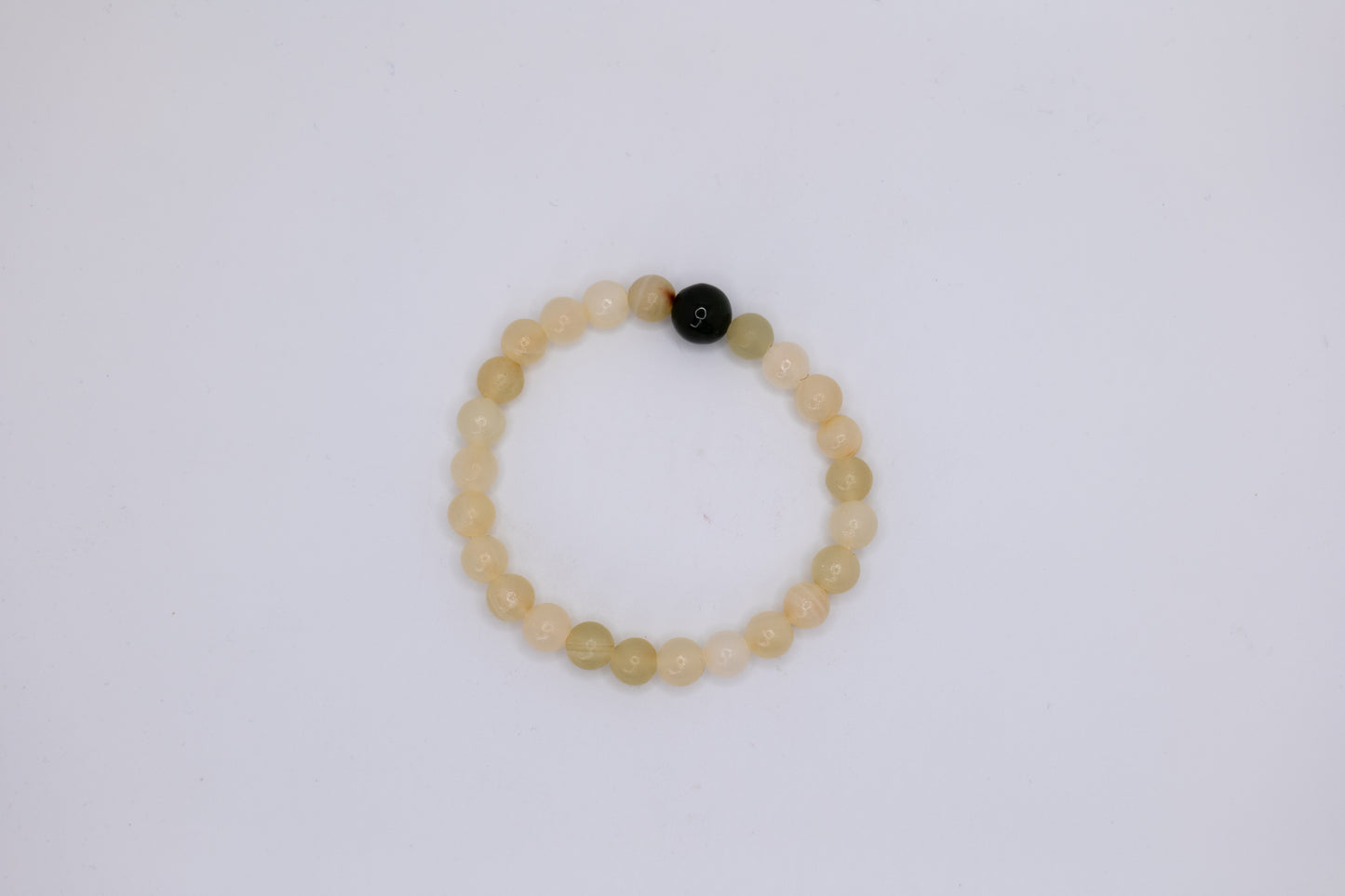 Marble & Nephrite Bracelet – Handmade in Afghanistan