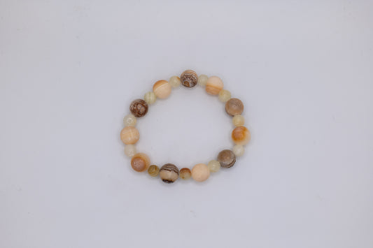 Marble & Big Onyx Bracelet – Handmade in Afghanistan