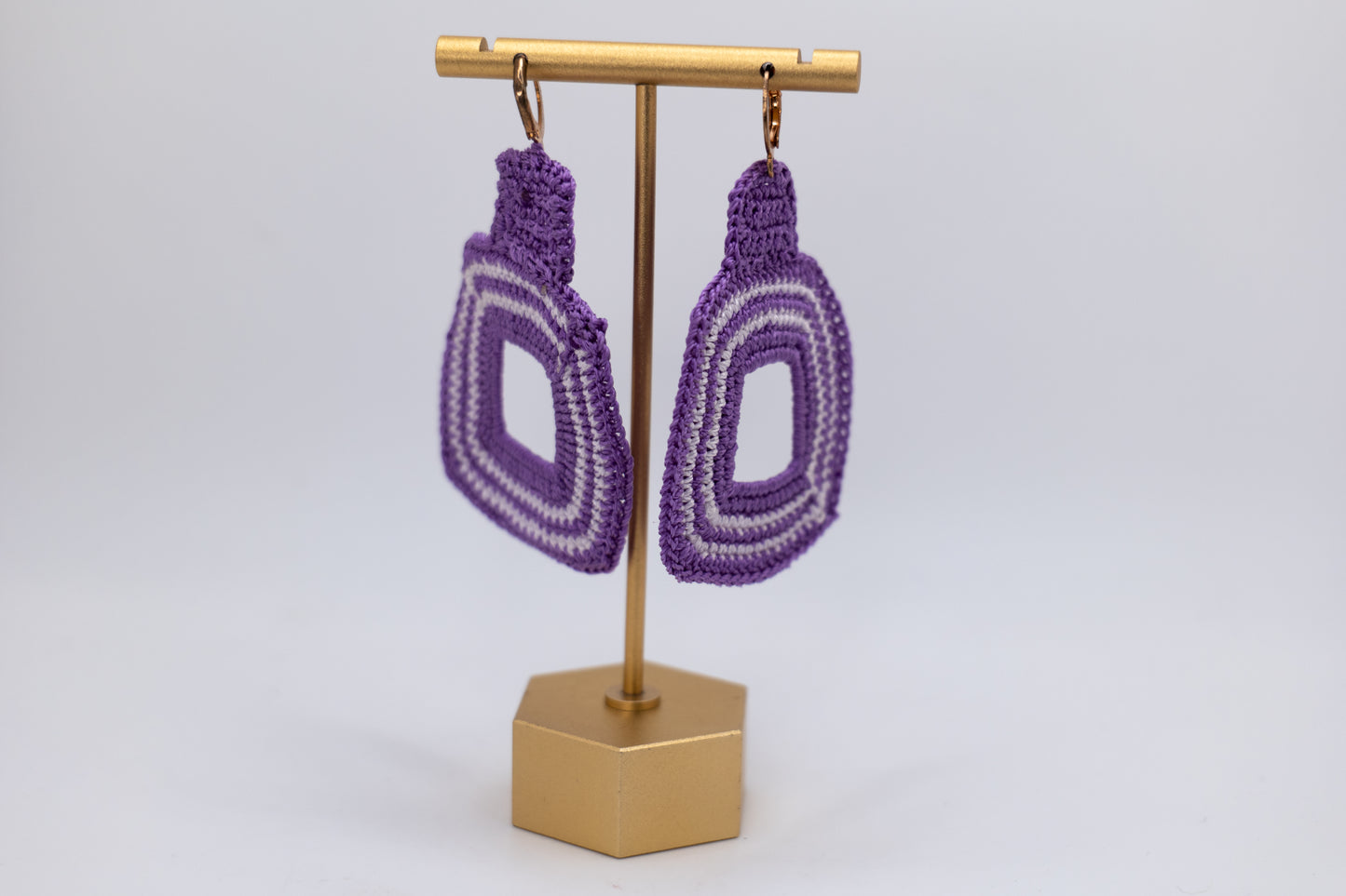Handmade Crocheted Earrings – Crafted by Afghan Women