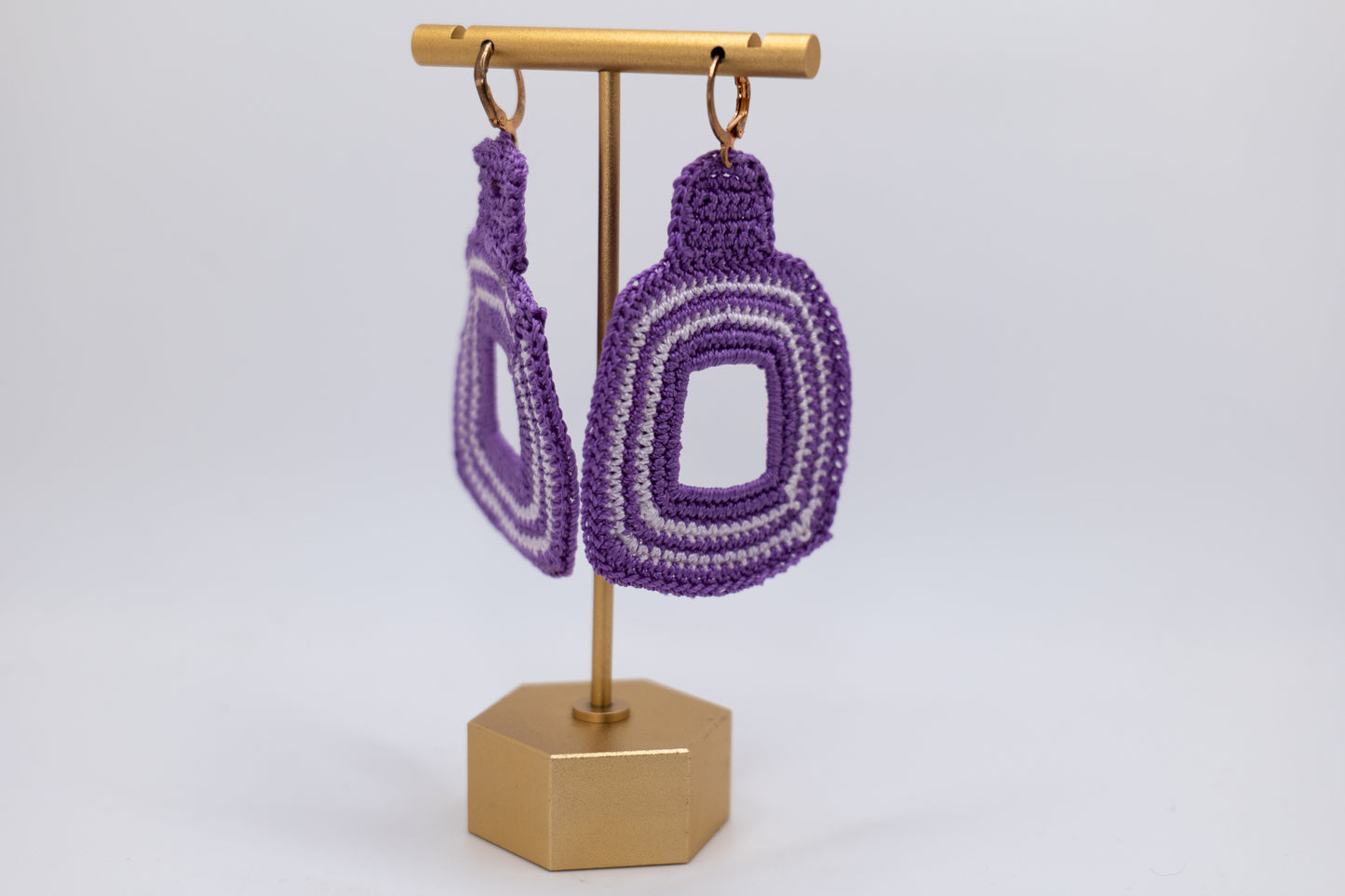 Handmade Crocheted Earrings – Crafted by Afghan Women
