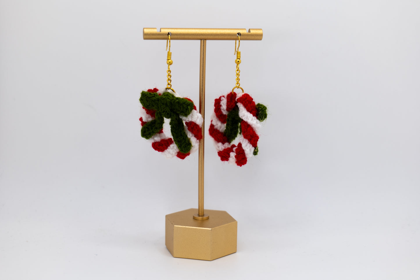 Handmade Christmas Crocheted Earrings – Crafted by Afghan Women