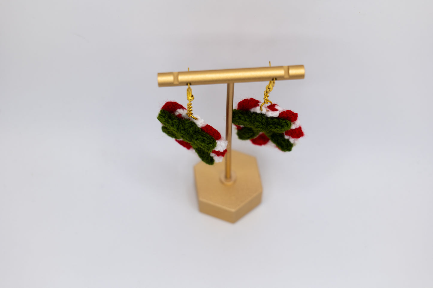 Handmade Christmas Crocheted Earrings – Crafted by Afghan Women