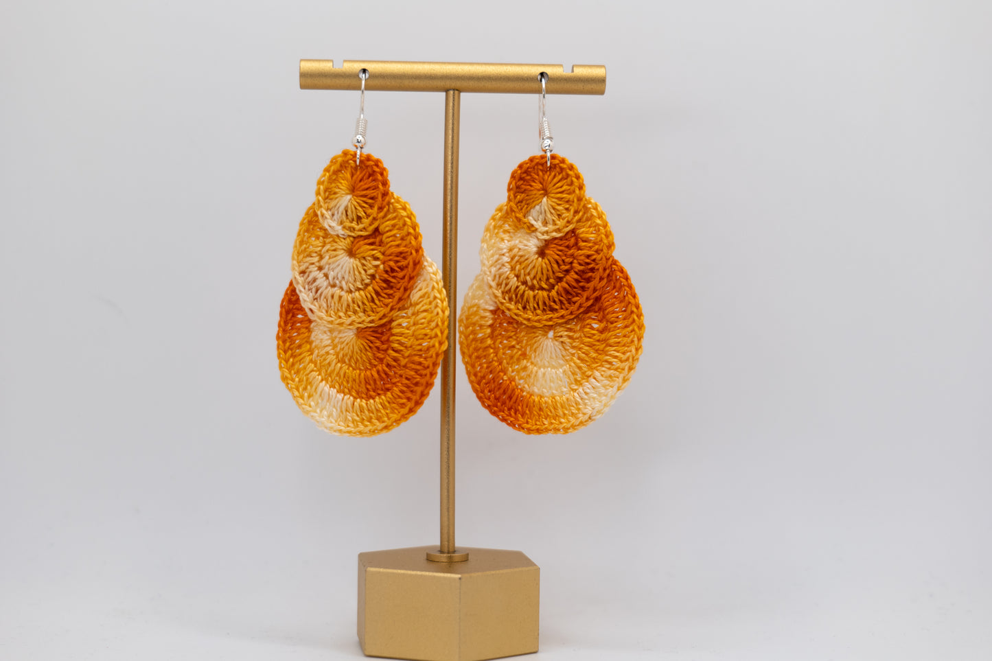 Handmade Crocheted Earrings – Crafted by Afghan Women