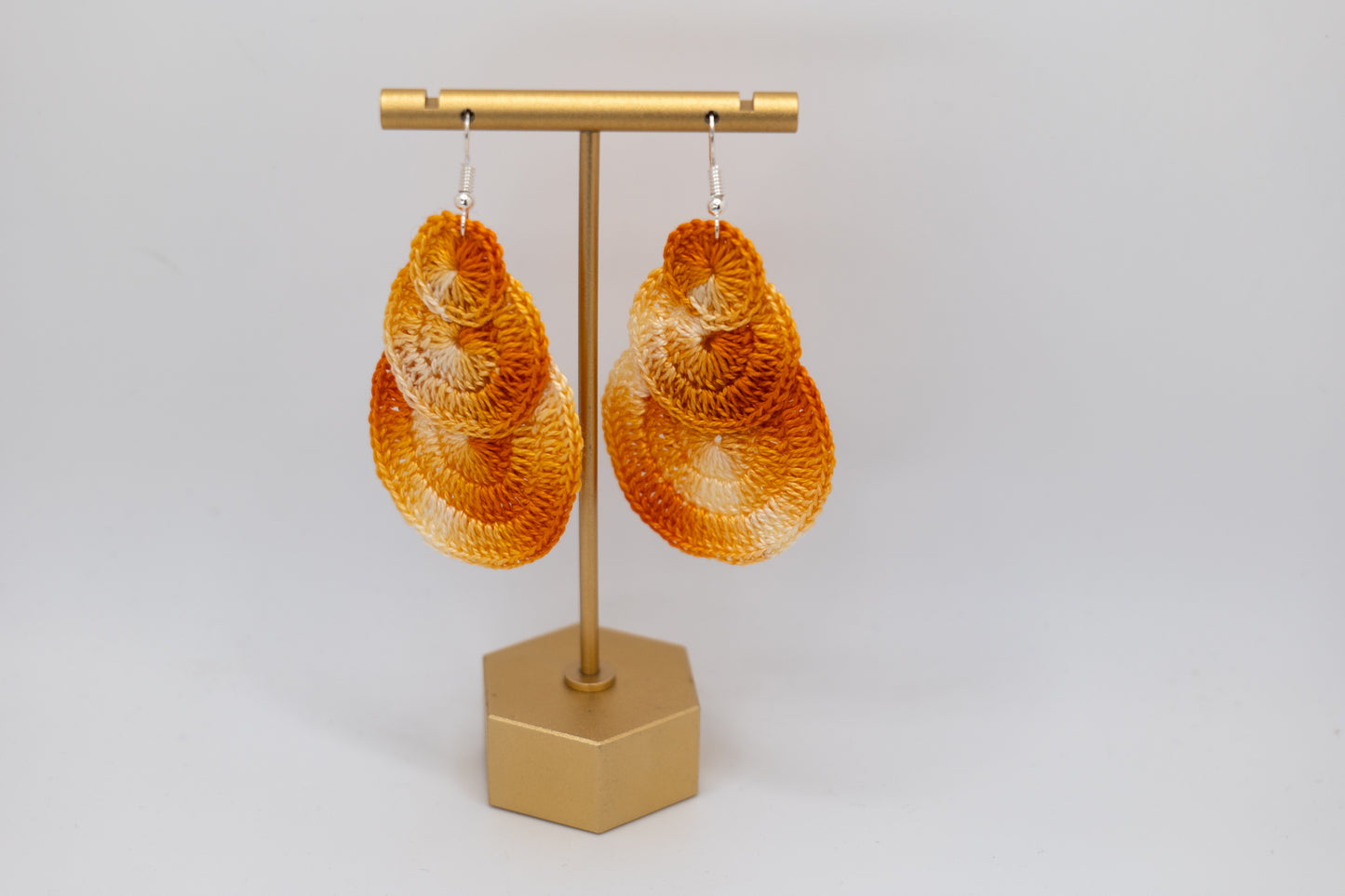 Handmade Crocheted Earrings – Crafted by Afghan Women