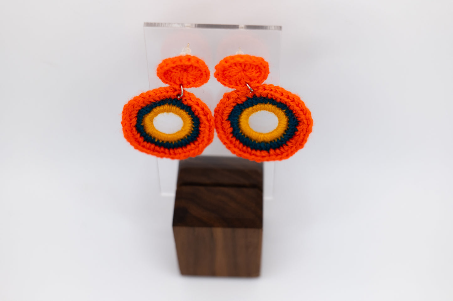 Handmade Crocheted Earrings – Crafted by Afghan Women