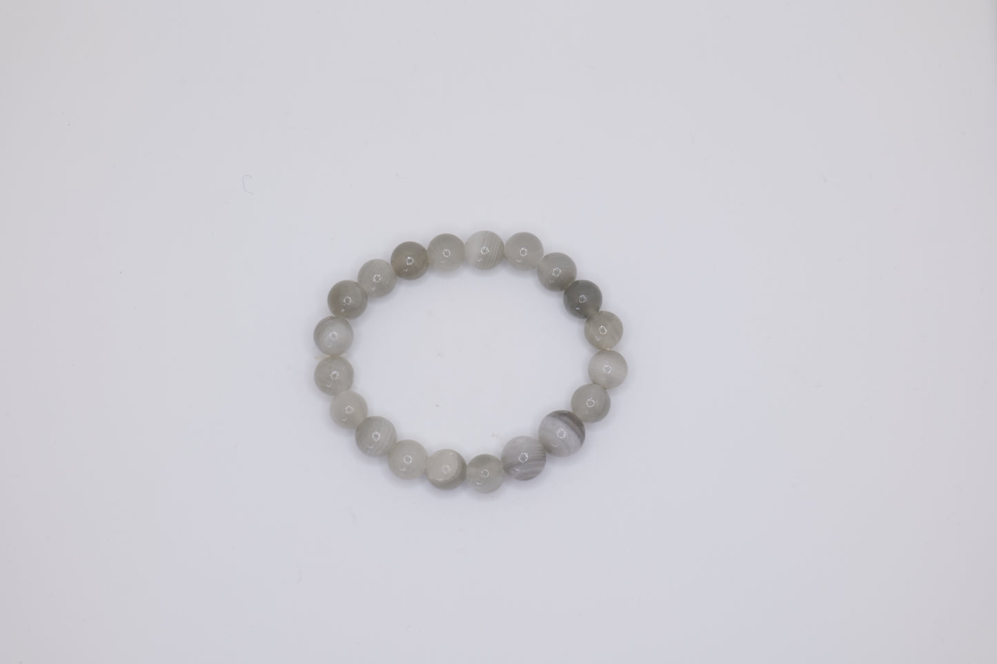 White-Gray Marble Bracelet