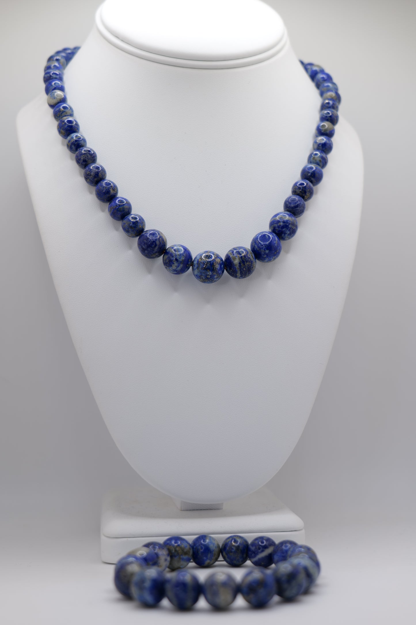Lapis Lazuli Beaded Jewelry Set