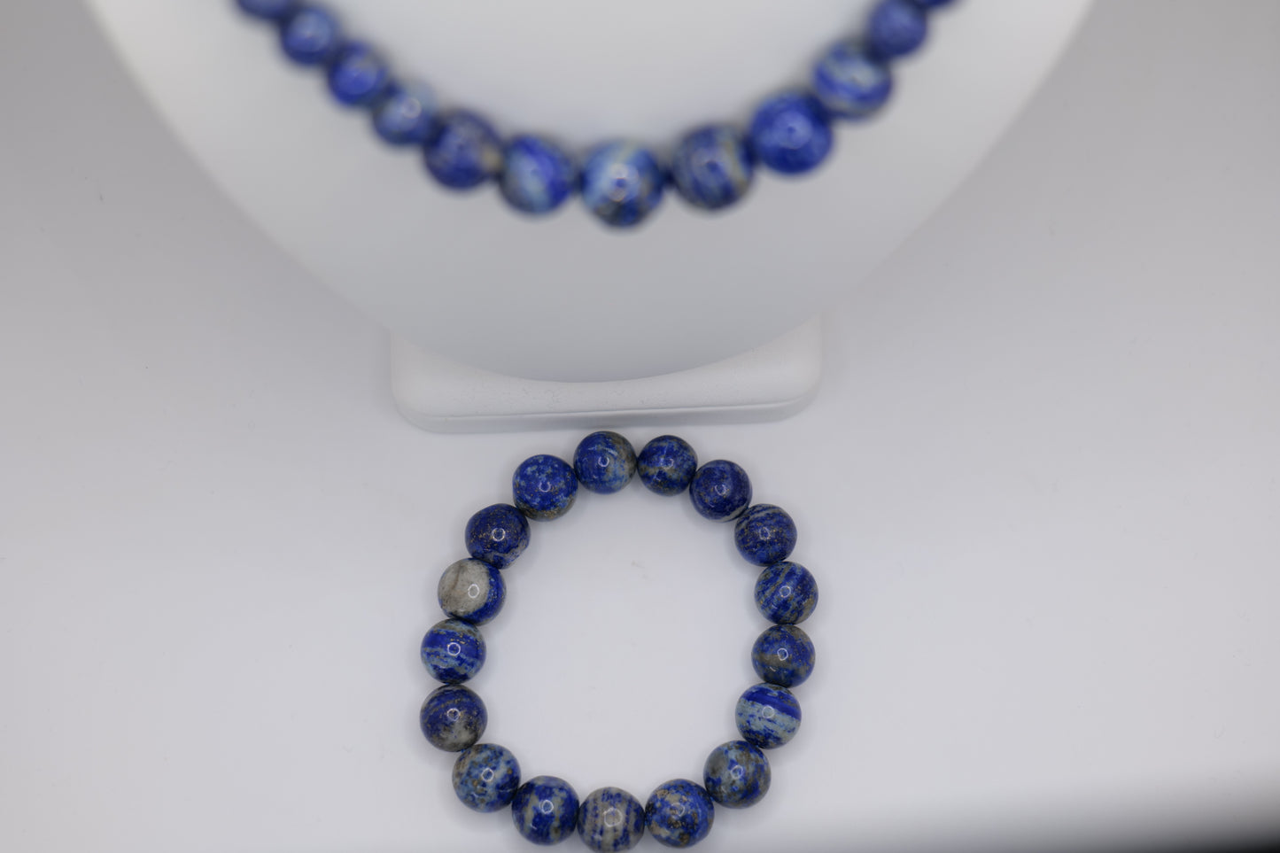 Lapis Lazuli Beaded Jewelry Set
