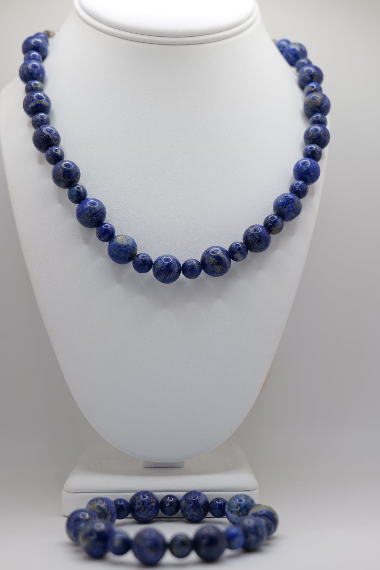 Lapis Lazuli Beaded Jewelry Set