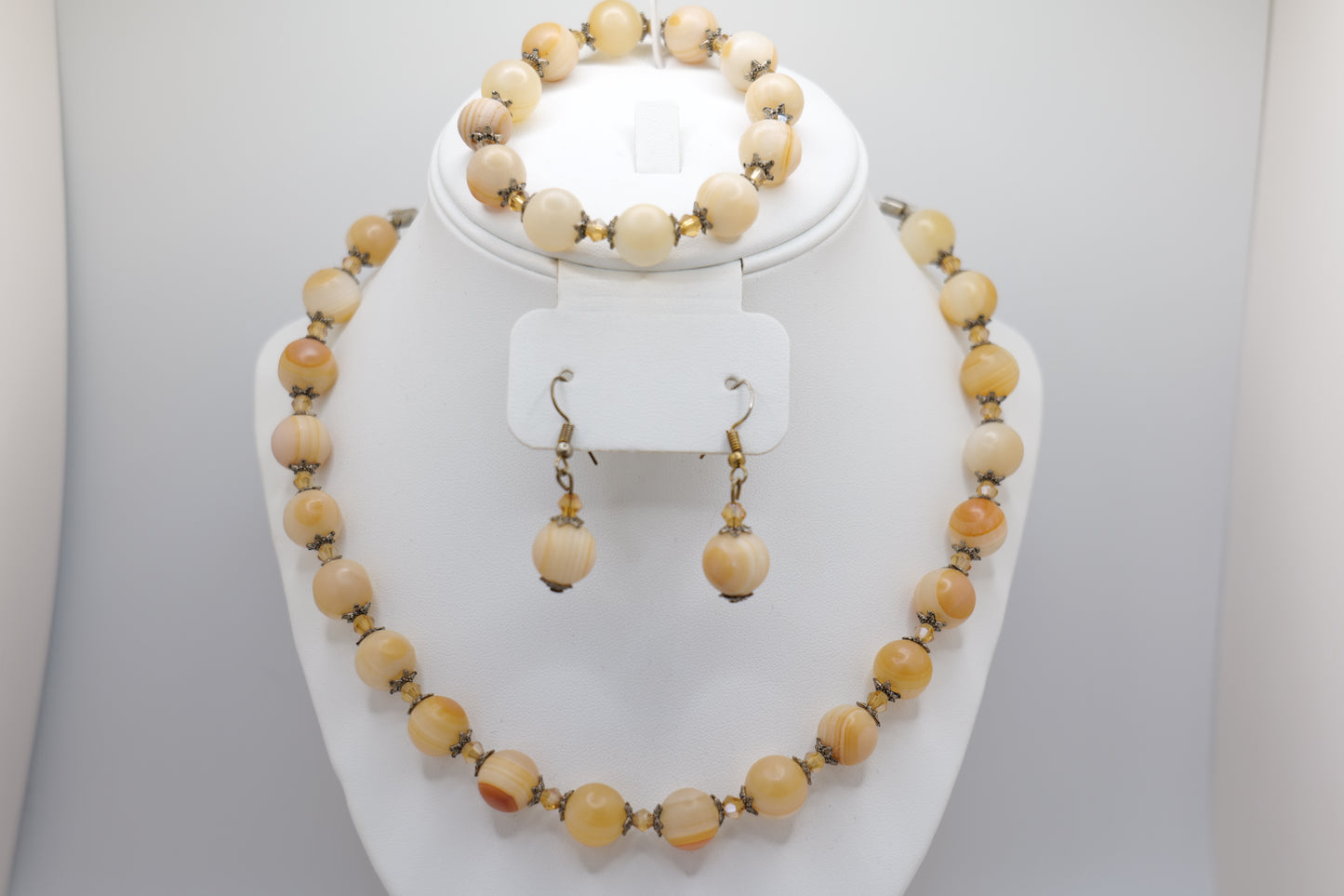 Onyx Triple Jewelry Set