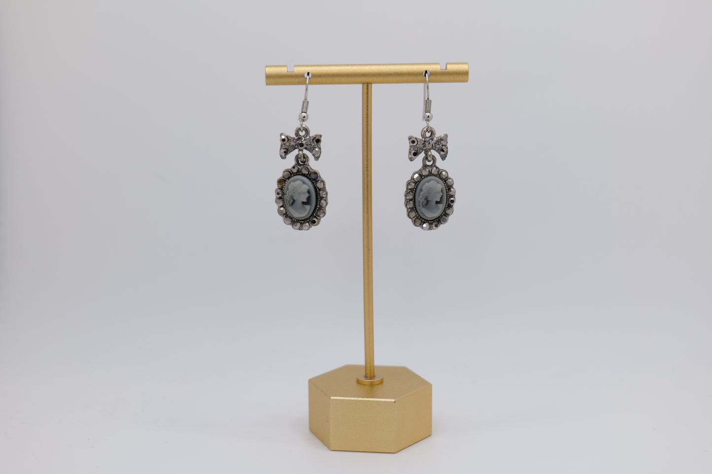 Cameo Earrings with Steel