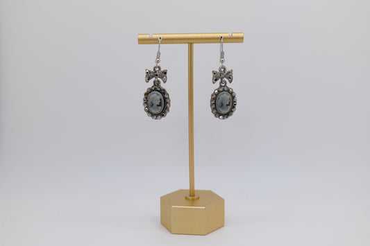 Cameo Earrings with Steel