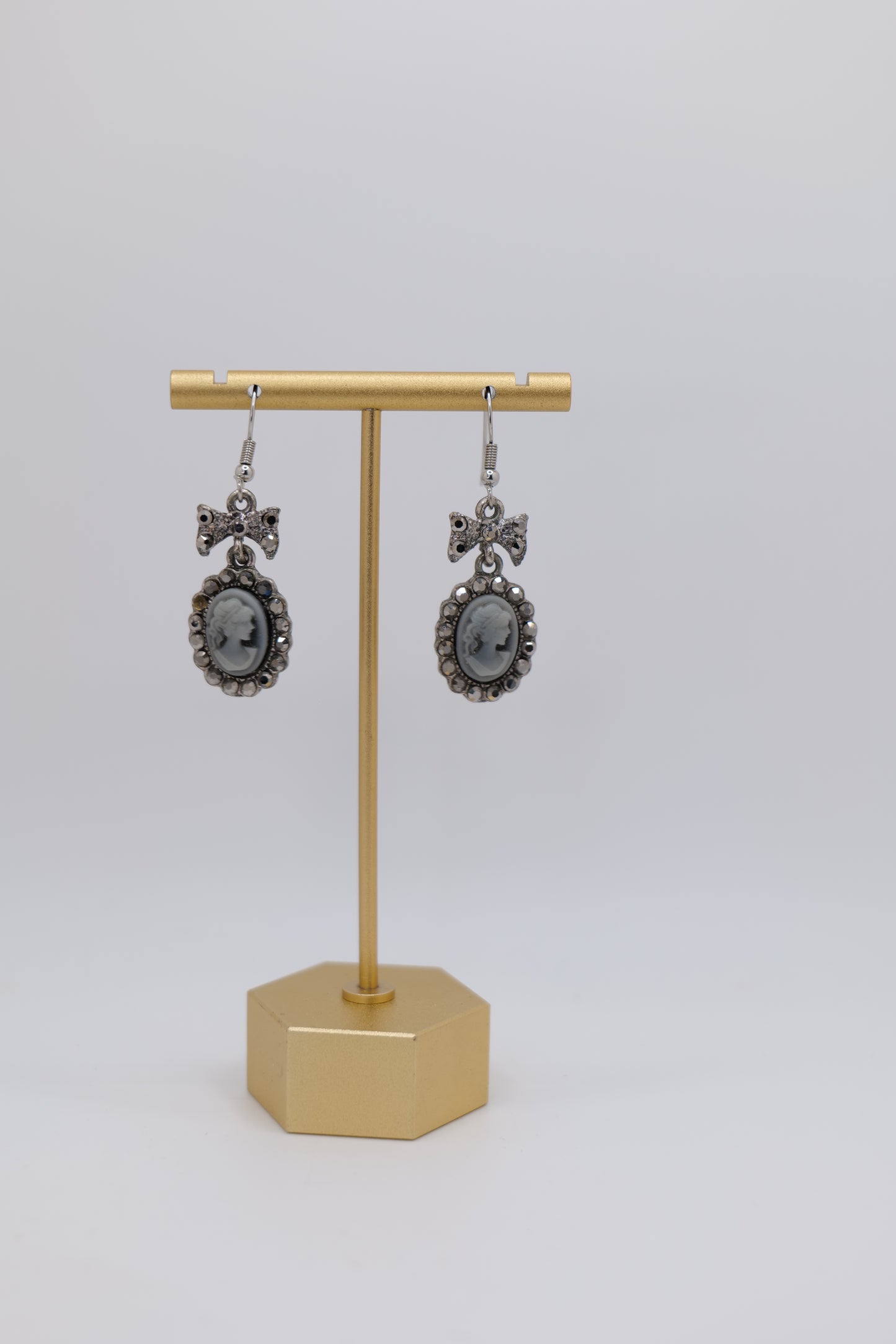 Cameo Earrings with Steel