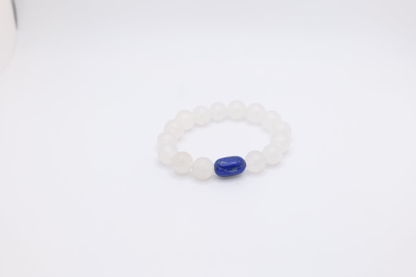 Calcite and lapis lazuli bracelet image 0